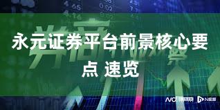 永元证券平台前景核心要点 速览