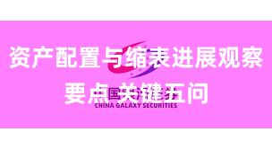 资产配置与缩表进展观察要点 关键五问
